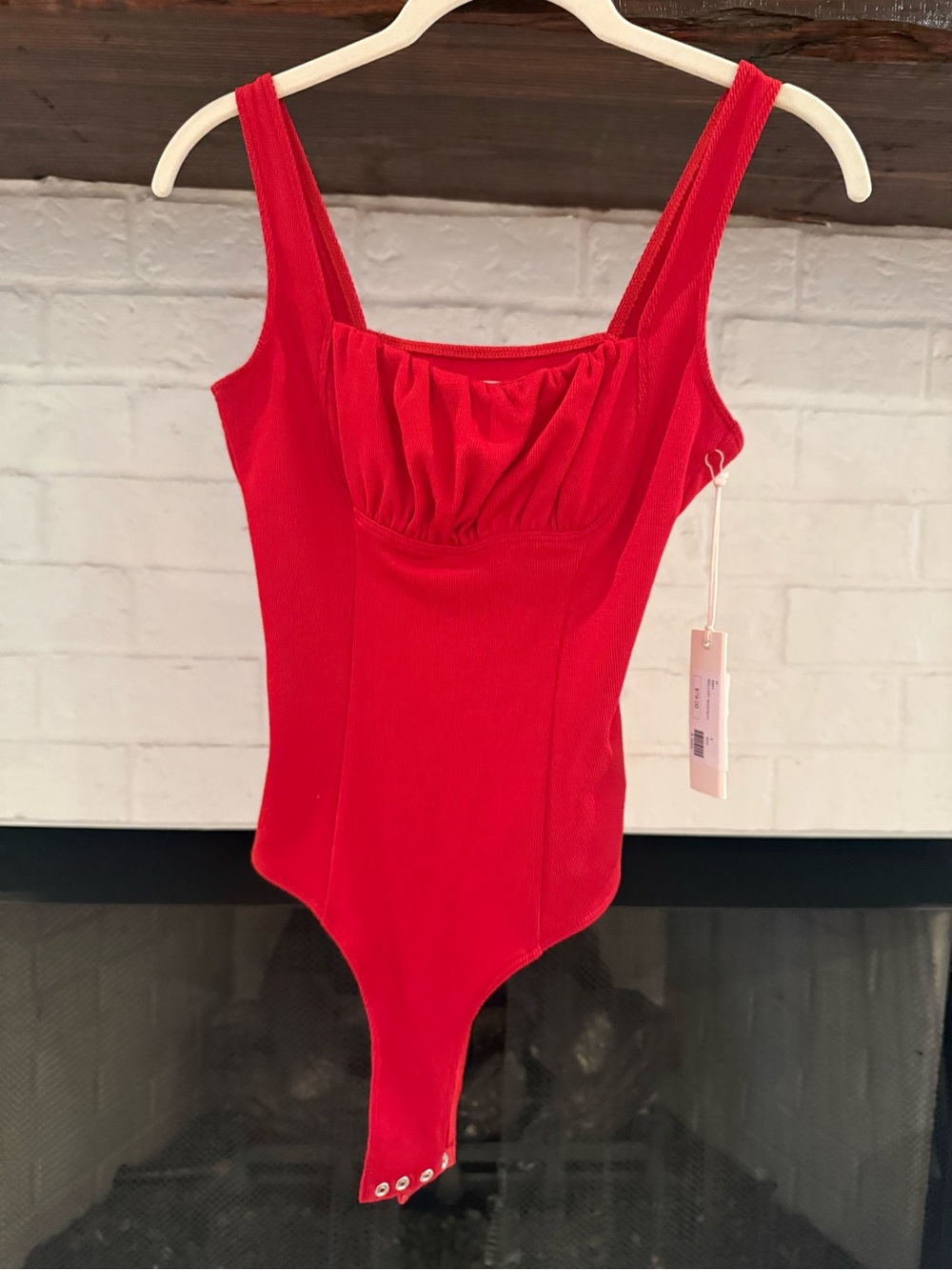 Capulet Red Sleeveless Girls One-Piece Bodysuit
